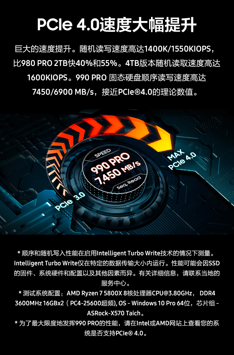 购买990 PRO PCIe 4.0 NVMe M.2 固态硬盘| 价格及优惠| 中国三星商城